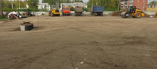 Выполнены работы по определению коэффициента уплотнения грунта гипермаркета в г. Осинники Кемеровской области